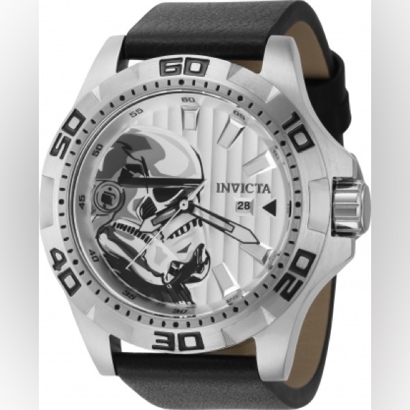 Invicta Star Wars Stormtrooper Men's Watch 43mm, Black New in Box
